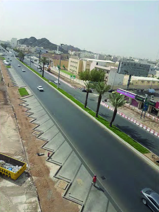 أعمال تطوير وإعادة تأهيل طرق